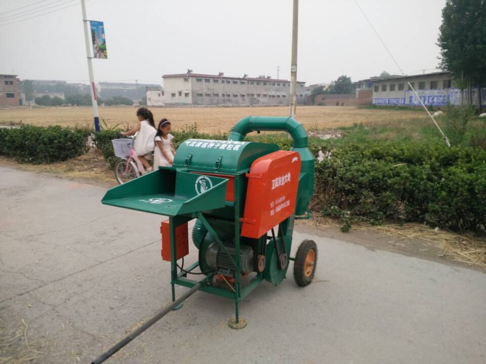 小區(qū)全喂入種子脫粒機